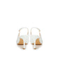 Bottega Veneta Elegant White Leather Sandals