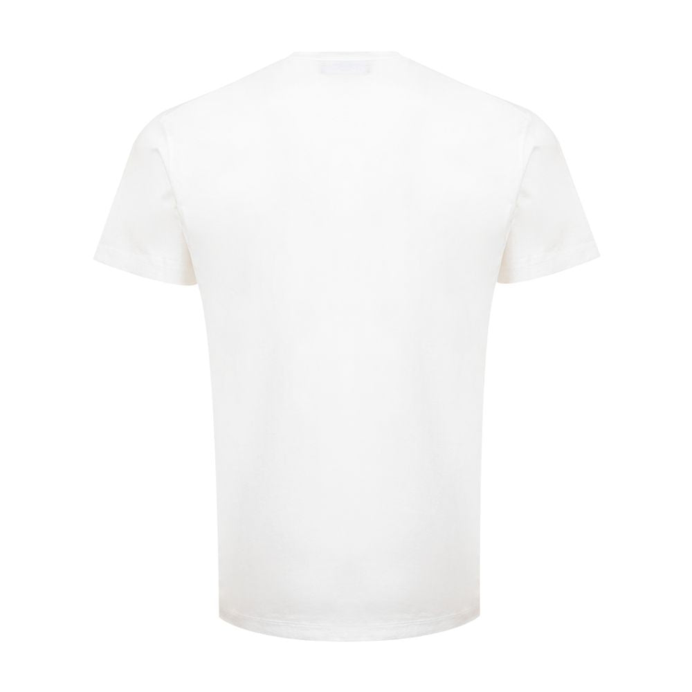 Dsquared² Chic White Cotton Tee for Stylish Men