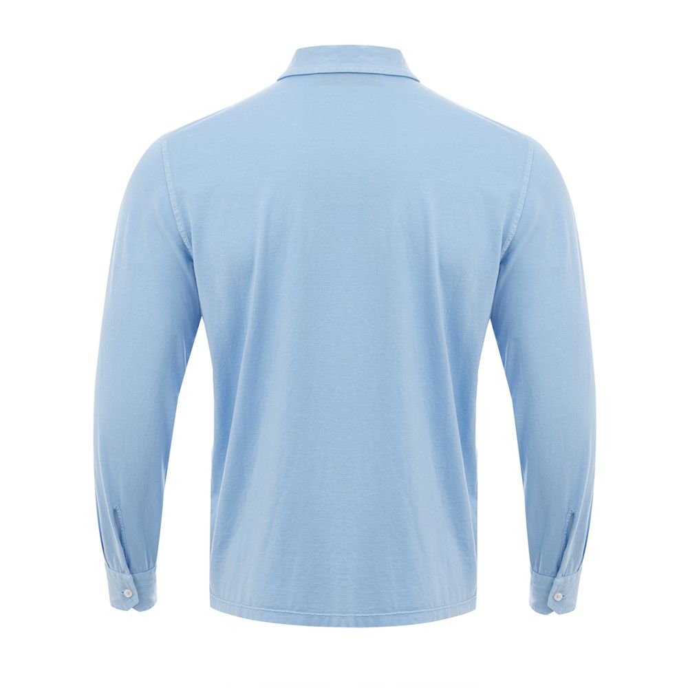 Gran Sasso Elegant Light Blue Cotton Shirt for Men