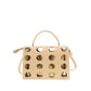 Off-White Chic Beige Leather Handbag for Sophisticated Style