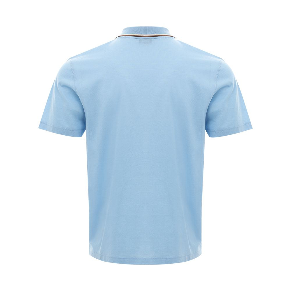 Gran Sasso Elegant Light Blue Cotton Shirt for Men