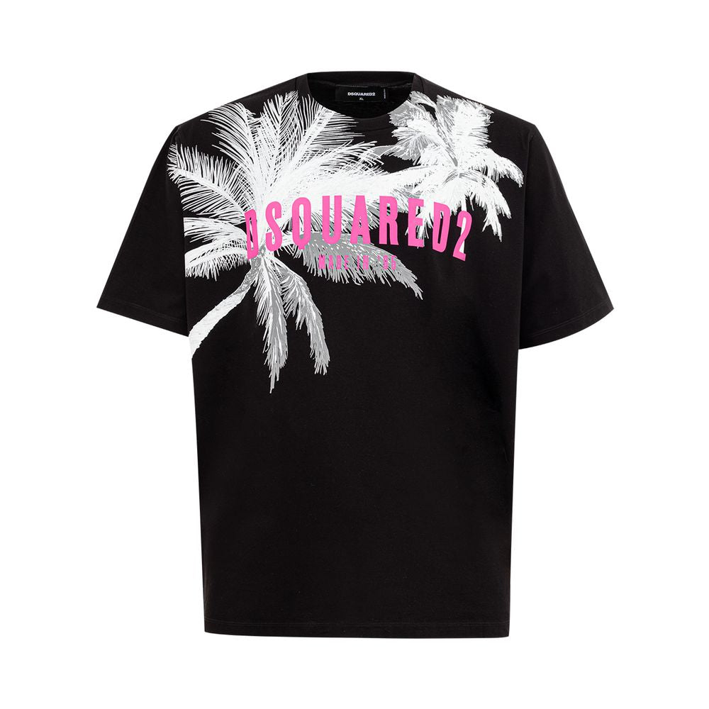 Dsquared² Black Cotton T-Shirt