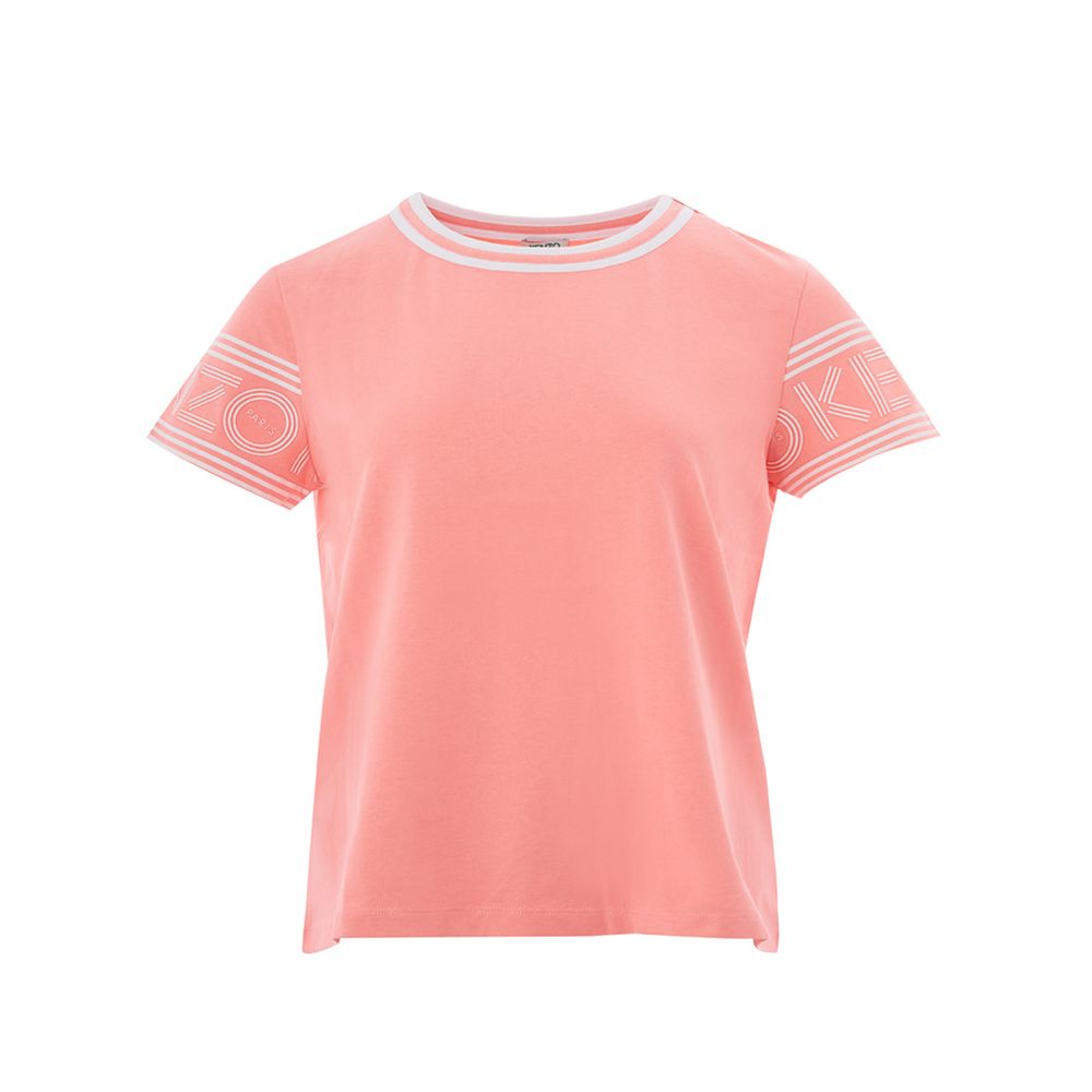 Kenzo Chic Pink Cotton Top for Stylish Women