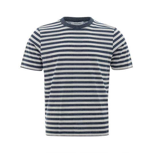 Gran Sasso Elegant Cotton Blue Tee for Men