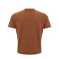 Gran Sasso Elegant Cotton T-Shirt in Rich Brown