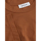 Gran Sasso Elegant Cotton T-Shirt in Rich Brown