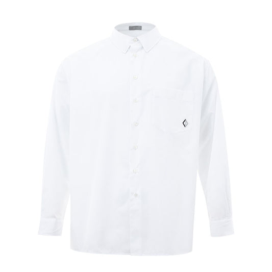 Dior Elegant White Cotton Designer Shirt