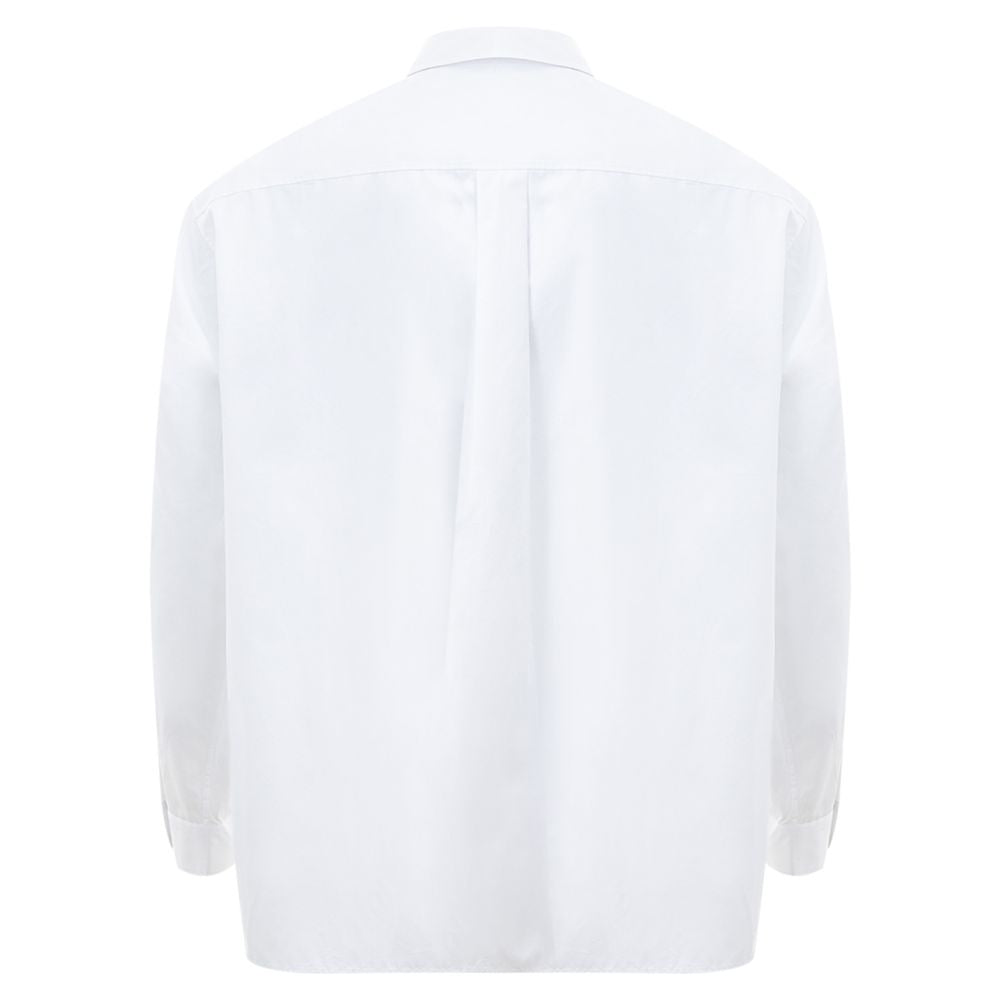 Dior Elegant White Cotton Designer Shirt