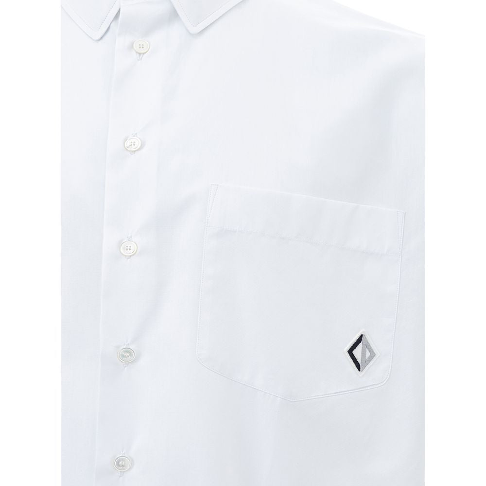 Dior Elegant White Cotton Designer Shirt