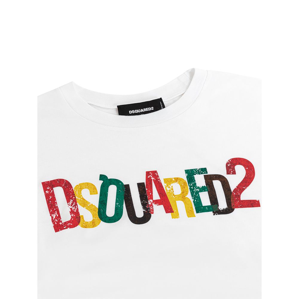 Dsquared² Elegant Cotton White Women's Tee