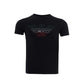 Emporio Armani Elegant Cotton Black Tee for Men