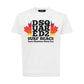 Dsquared² Sleek White Cotton Tee for Men