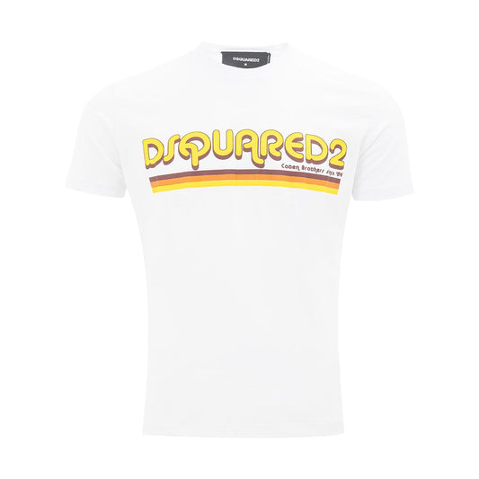 Dsquared² Sleek Gray Cotton Tee for Men