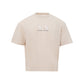 Armani Exchange Elegant Beige Cotton Tee for the Modern Man