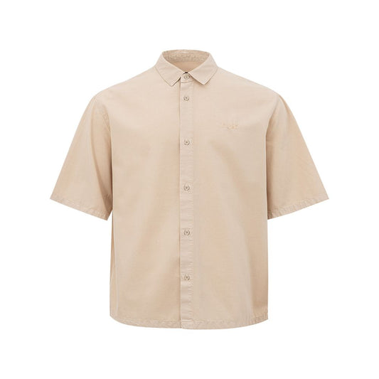 Armani Exchange Elegant Beige Men's Fashion Shirt