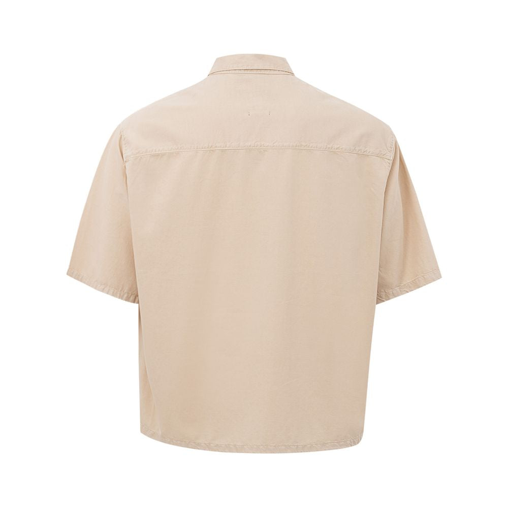 Armani Exchange Elegant Beige Men's Fashion Shirt