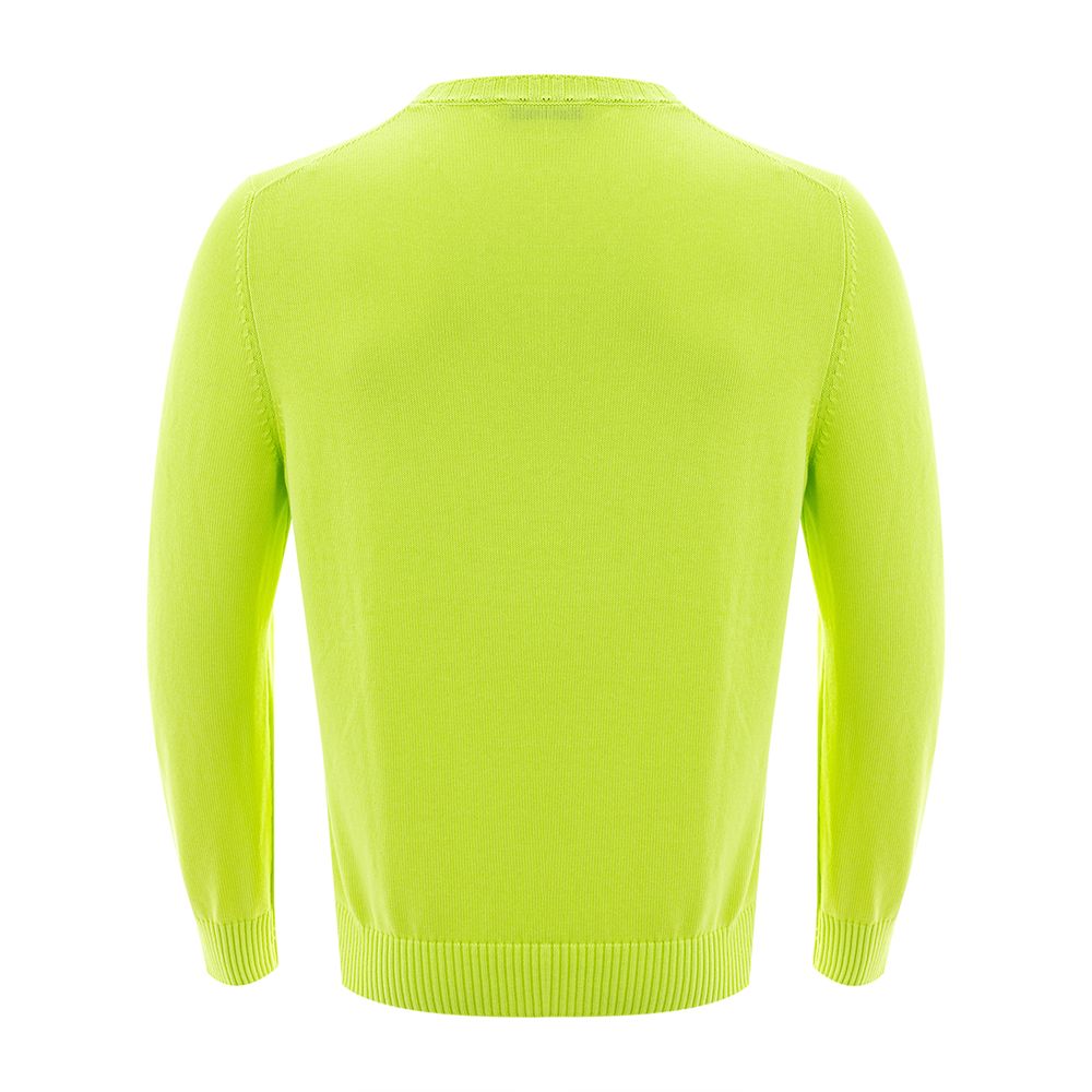 Gran Sasso Radiant Yellow Italian Cotton Sweater for Men