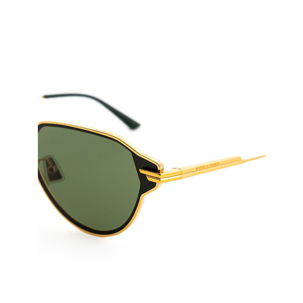 Bottega Veneta Elegant Gold Metal Designer Sunglasses