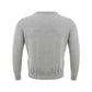 Gran Sasso Elegant Gray Silk-Cotton Sweater