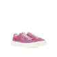 Casadei Fuchsia Elegance Leather Sneakers