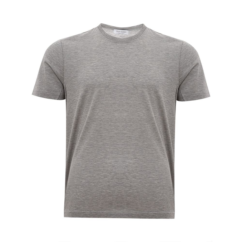 Gran Sasso Refined Cotton Tee in Gray