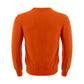 Gran Sasso Elegant Cotton Orange Sweater for Men