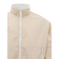 Armani Exchange Beige Polyamide Jacket for the Modern Man