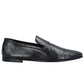 Dolce & Gabbana Black Leather Di Calfskin Loafer