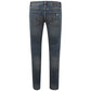 Armani Exchange Elevated Blue Cotton Denim