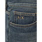 Armani Exchange Elevated Blue Cotton Denim