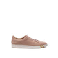 Bally Elegant Pink Cotton Leather Sneakers