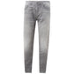 Armani Exchange Sleek Gray Cotton Denim Essentials