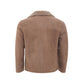 Herno Elegant Brown Leather Jacket for Men