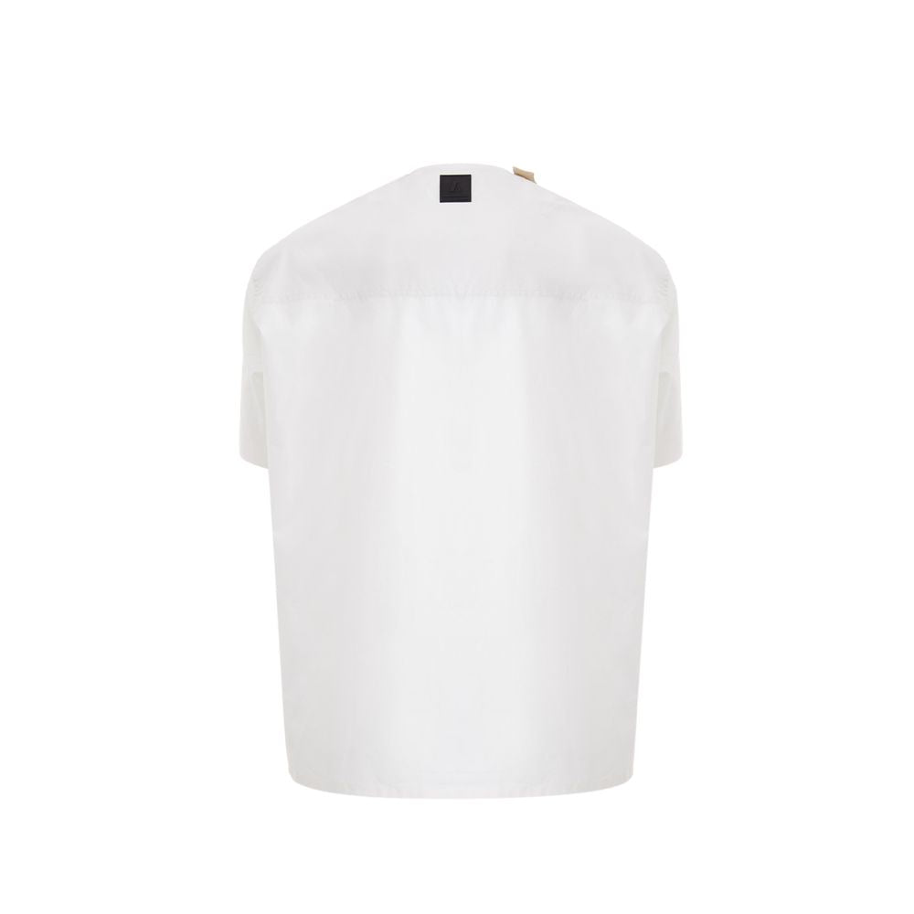 Emporio Armani Elegant White Cotton Shirt for Men