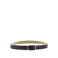 Bottega Veneta Elegant Green Leather Belt