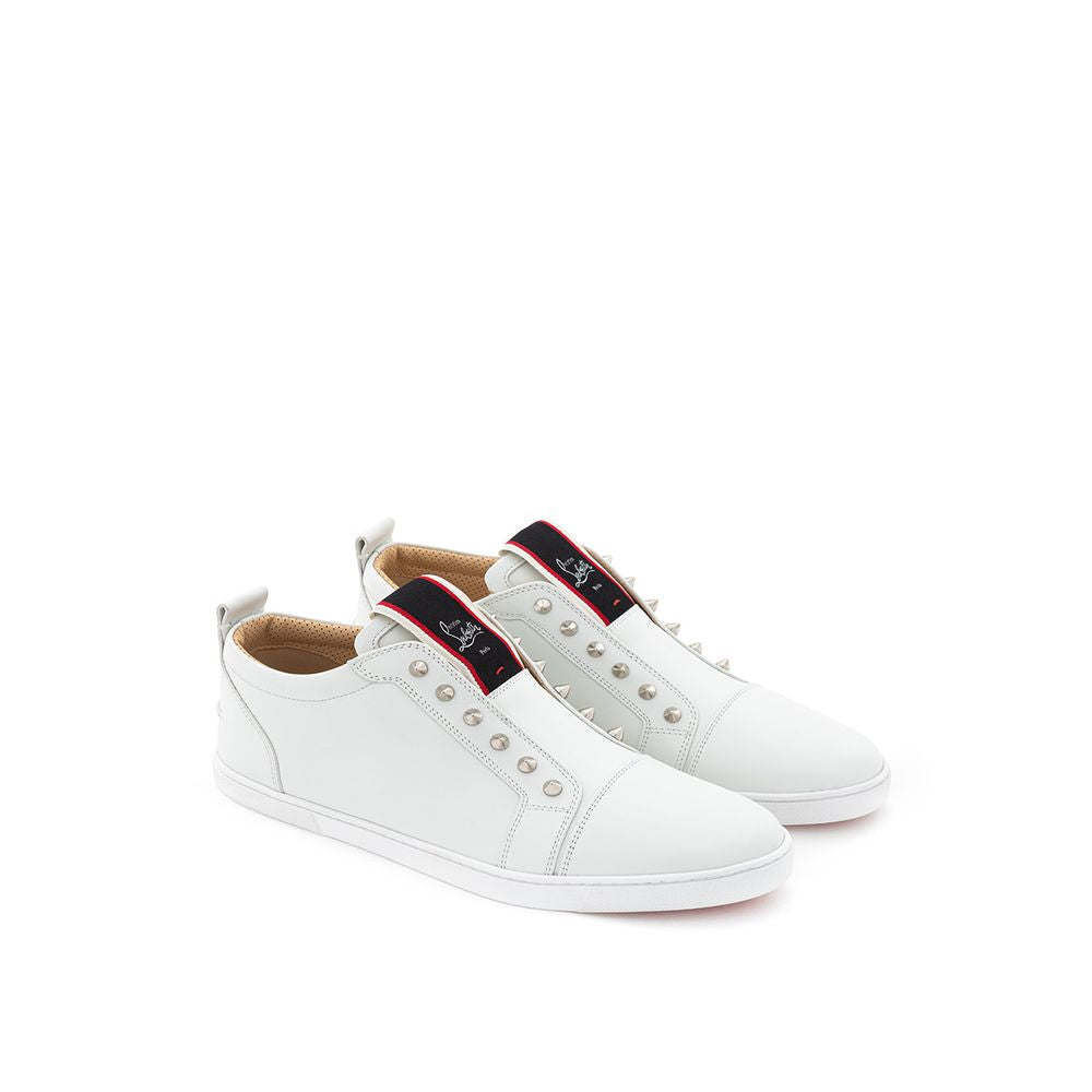 Christian Louboutin White Leather Sneaker