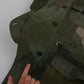 Dolce & Gabbana Green Patchwork Camouflage Fur Coat Jacket