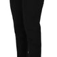 Dolce & Gabbana Black High Waist Tapered Trouser Pants