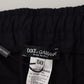 Dolce & Gabbana Dark Blue Jogging Trouser Cotton Blend Pants