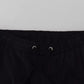 Dolce & Gabbana Dark Blue Jogging Trouser Cotton Blend Pants