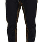 Dolce & Gabbana Dark Blue Jogging Trouser Cotton Blend Pants