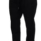 Dolce & Gabbana Black Jogging Trouser Cotton Stretch Pants