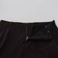 Dolce & Gabbana Brown Skinny Men Cotton Stretch Pants