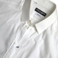 Dolce & Gabbana White Formal Cotton Tuxedo Dress GOLD Shirt