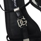 Dolce & Gabbana Black Leather DG Logo Flats Sandals Shoes