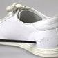 Dolce & Gabbana White Leather Lace Up Sneakers Saint Tropez Shoes