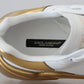 Dolce & Gabbana White Gold Low Top Daymaster Sneakers Shoes