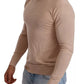 Dolce & Gabbana Beige Cashmere Turtleneck Pullover Sweater