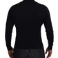 Dolce & Gabbana Black Cashmere Turtleneck Pullover Sweater