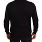 Dolce & Gabbana Black Double Breasted Cardigan Sweater